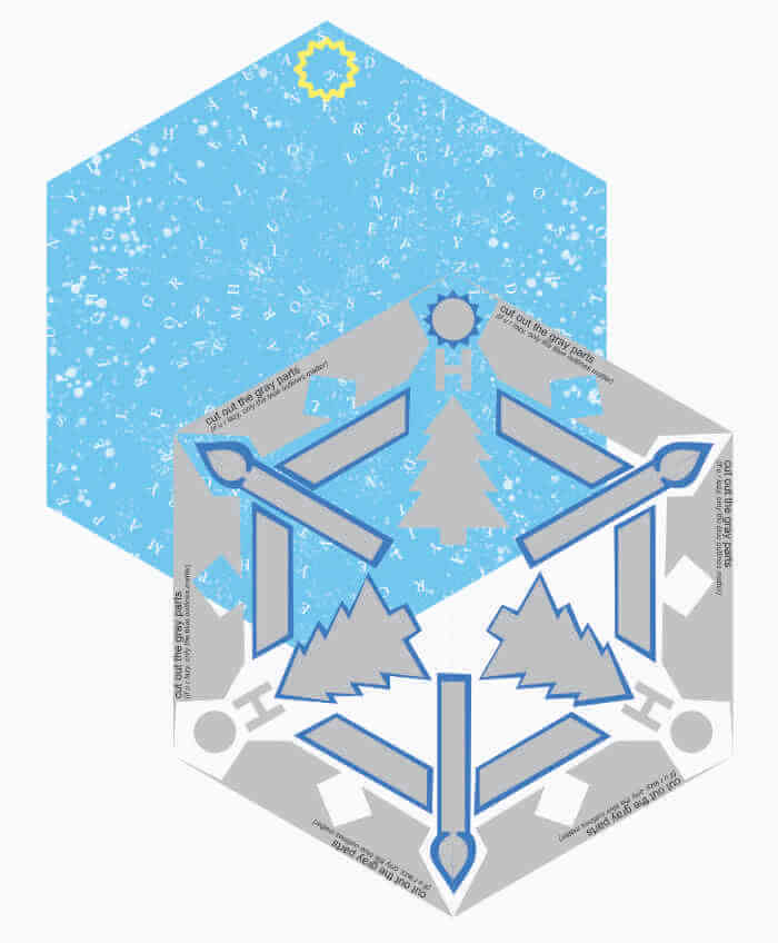 Snowflake puzzle