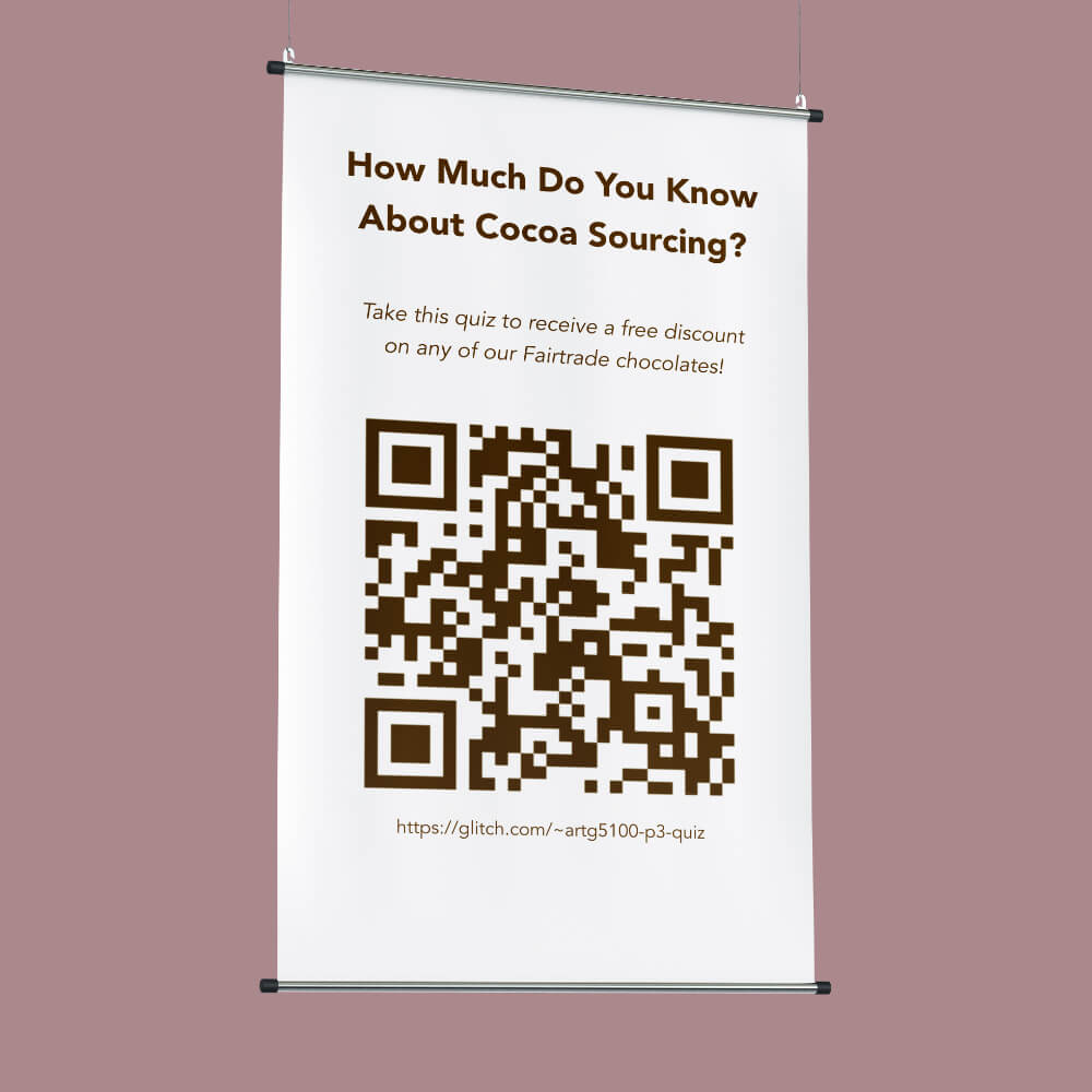 Ethical chocolate quiz banner