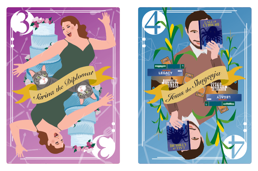 Cards 3 and 4